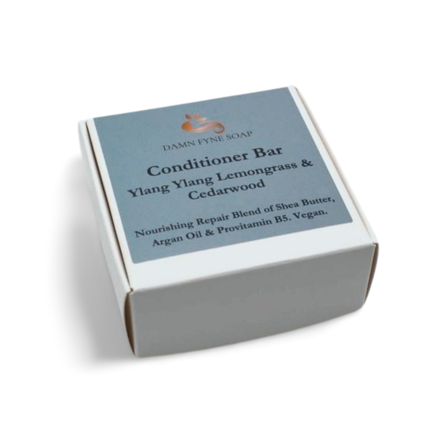 Eco-conscious conditioner bar with a warm citrus and floral scent – handcrafted in Argyll using plant-based ingredients.