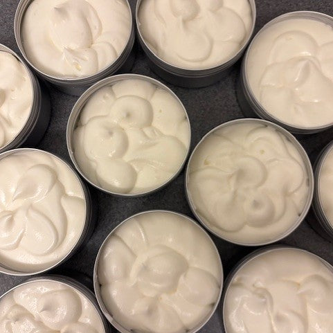 whipped shea butter with essential oils