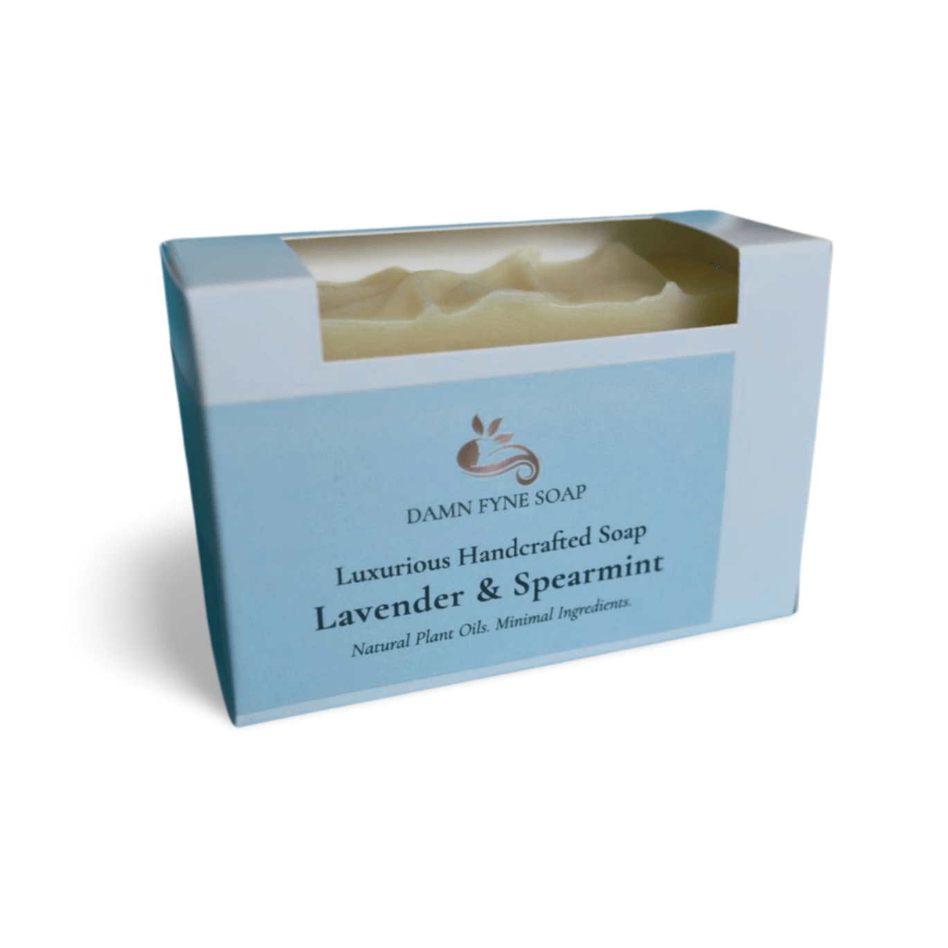 Eco-friendly lavender-scented soap with spearmint