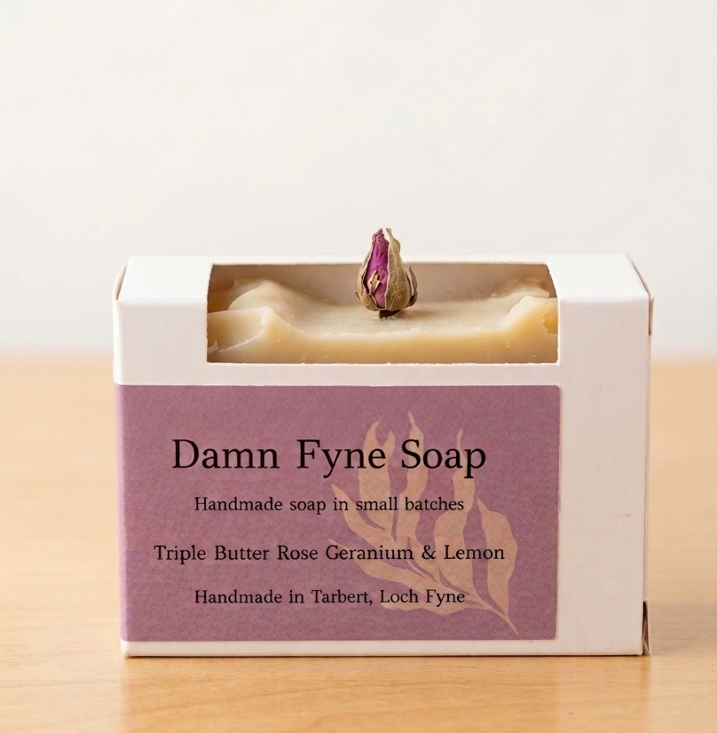 Triple Butter Soap - Rose Geranium & Lemon