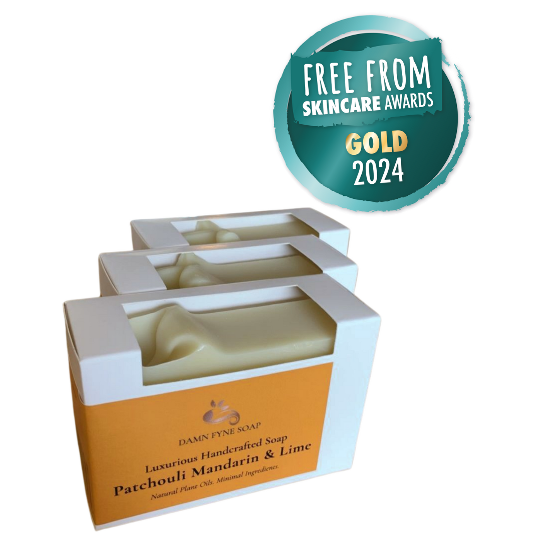 free from skincare awards. award winning soap. the best soap. 