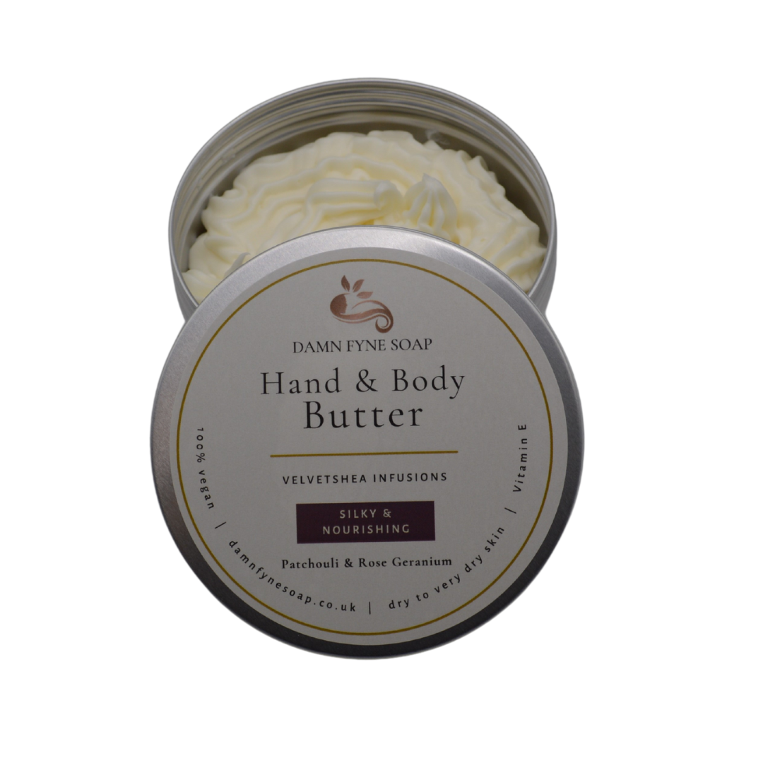 aromatic body butter, shea butter body cream, coconut oil body butter, vegan body butter.