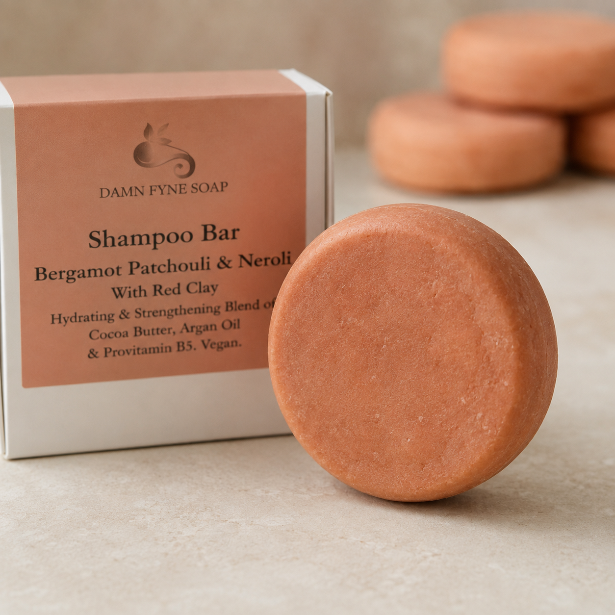 shampoo bar next to its packaging