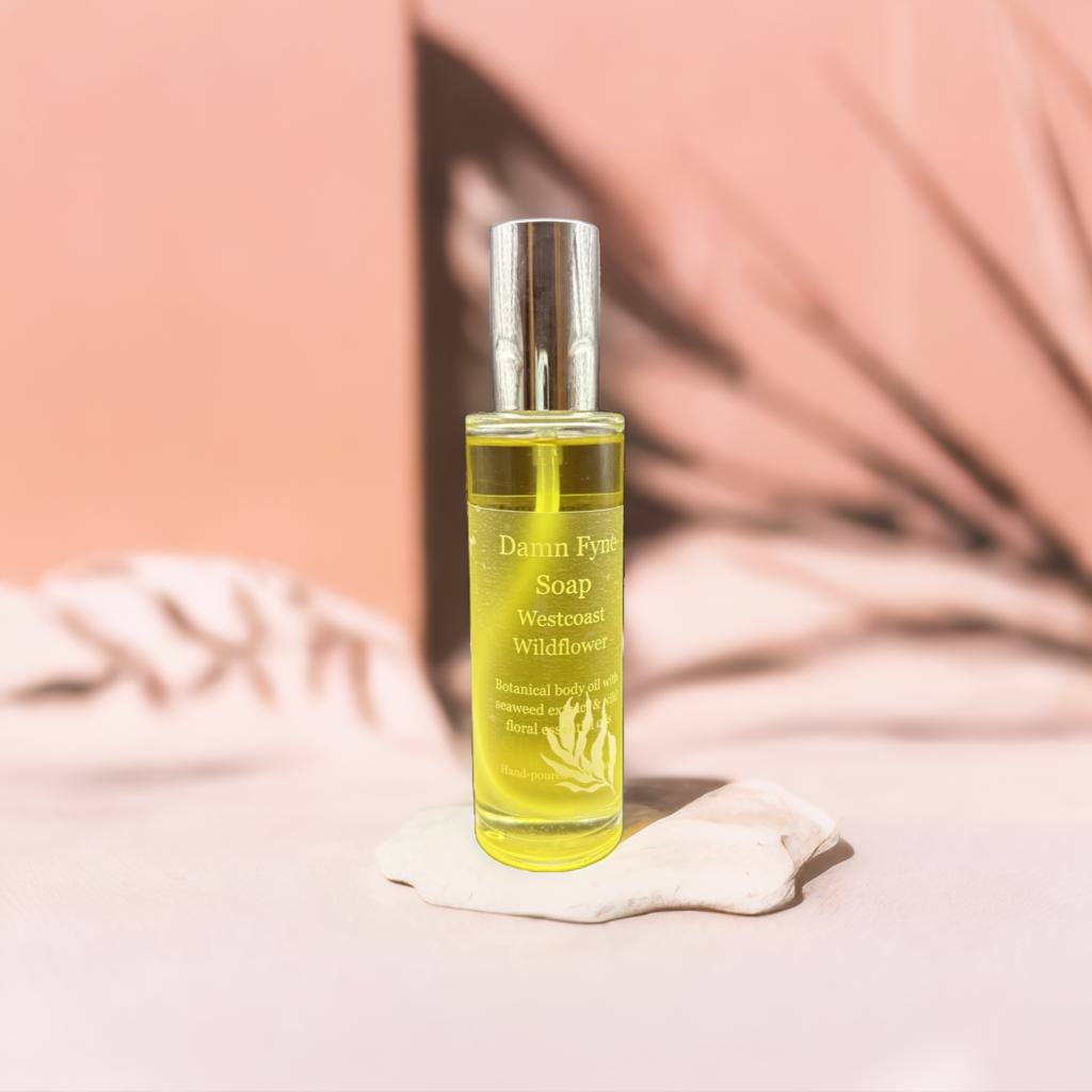 Fast-absorbing body oil inspired by Scotland’s west coast wildflowers