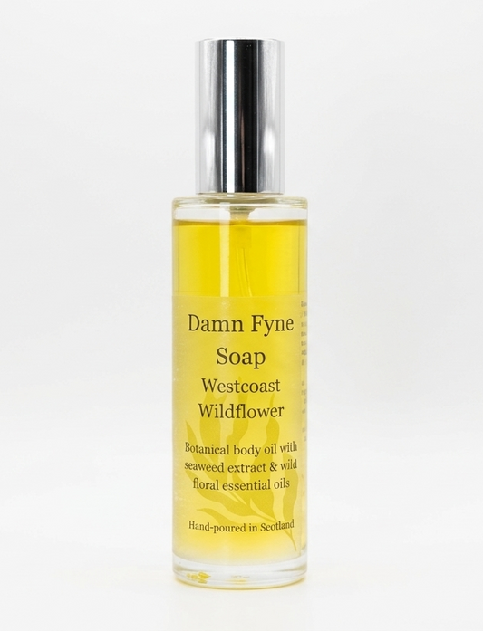 fast absorbing body oil. with rose geranium and lemongrass. in a glass bottle with a silver lid.