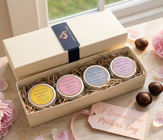 mothers day. body butter gift box.